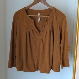 Anthropologie Pleated Top